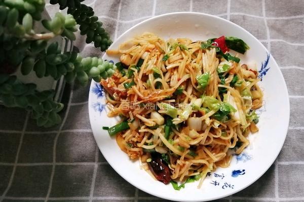 素炒饵丝的做法图解6