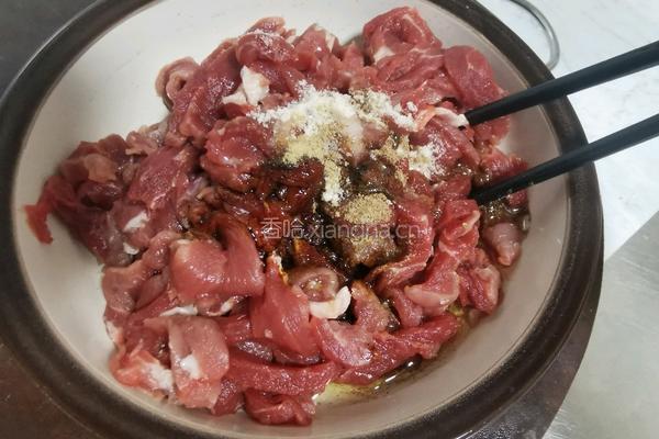 蒜苔炒牛肉的做法图解8