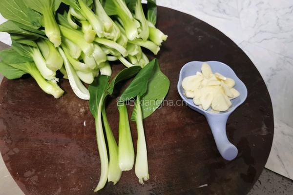 爆炒青菜的做法图解2