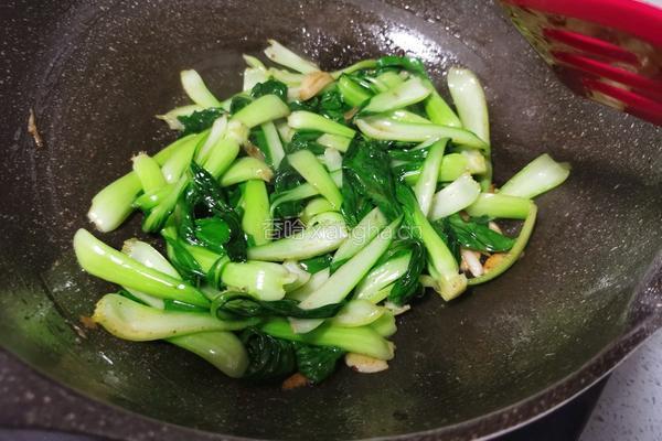 爆炒青菜的做法图解9
