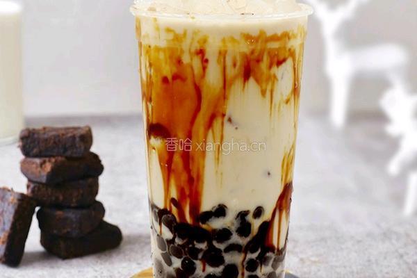 黑糖珍珠鲜奶茶的做法图解8