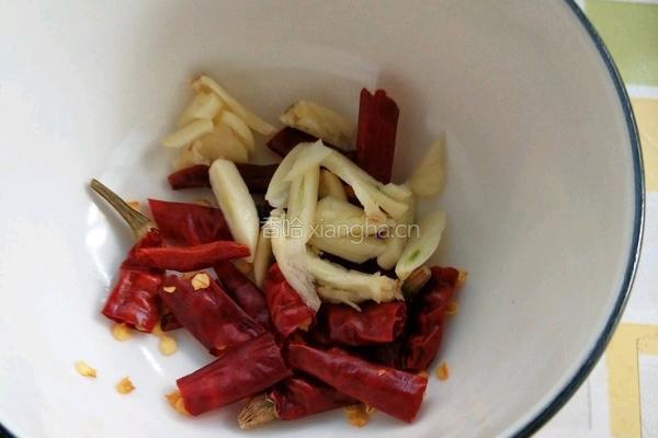 菜心豆腐沫的做法图解3