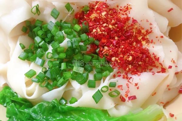 陕西油泼面 油泼扯面 棍棍儿面 拉条子 河南烩面的做法图解16