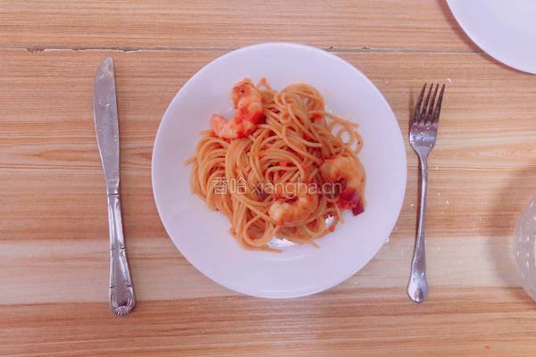 意大利鲜虾面