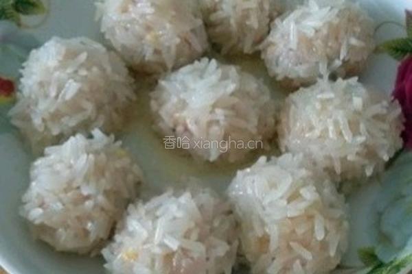 珍珠丸子的做法图解6