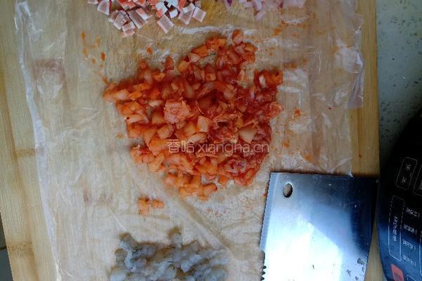 泡菜海鲜饼的做法图解1