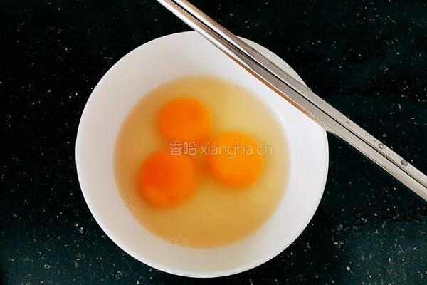 菜心炒鸡蛋的做法图解5