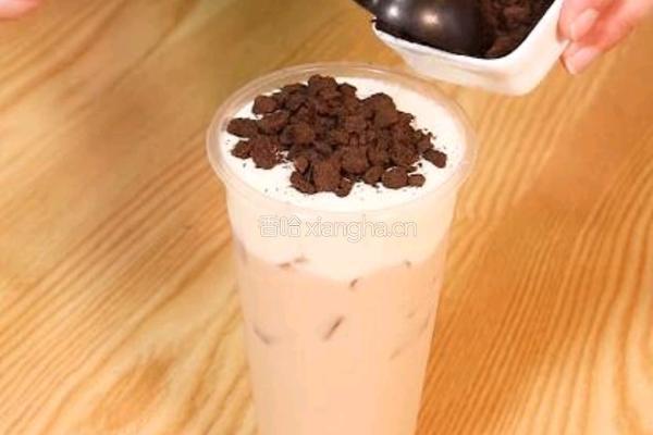 奥利奥鲜奶茶的做法图解12