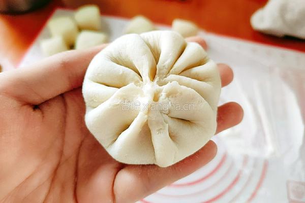 菜心猪肉包子的做法图解20