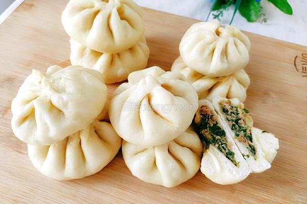 菜心猪肉包子的做法图解24