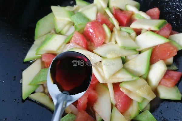 番茄炒西葫芦的做法图解10