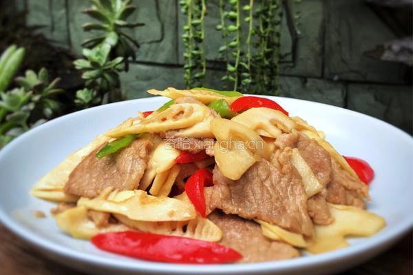 苦笋肉片的做法图解13