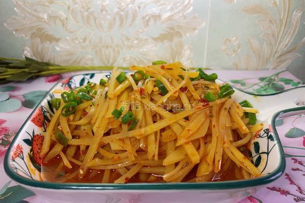 凉拌麻辣土豆丝的做法图解9