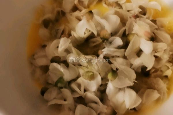 槐花鸡蛋饼的做法图解6