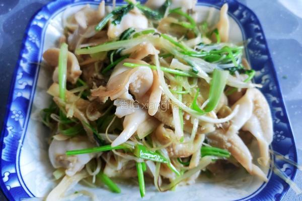 葱油鸟贝的做法图解5