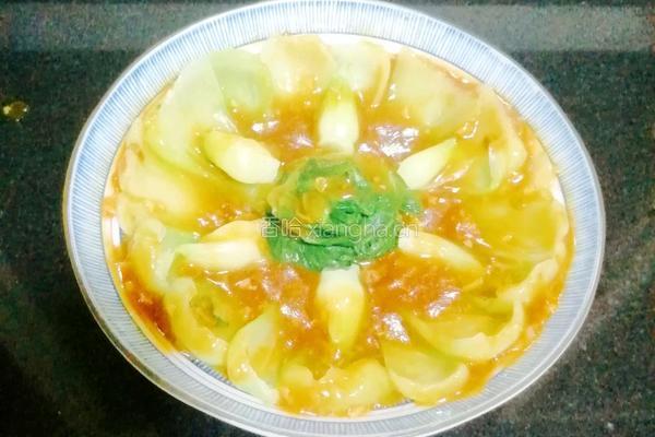 酱汁小油菜的做法图解12