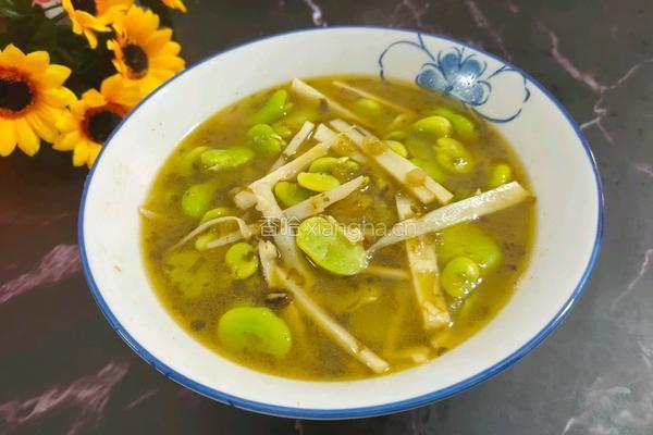 笋丝豆瓣汤的做法图解10