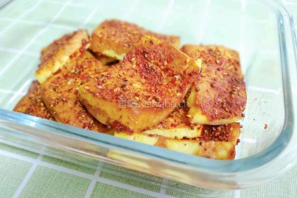 外酥里嫩的香辣烤豆腐的做法图解13