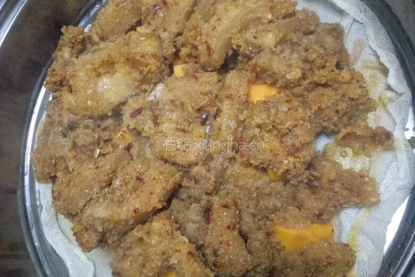 红薯粉蒸肉的做法图解12