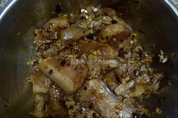 红薯粉蒸肉的做法图解6