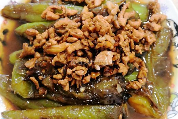 虎皮尖椒肉沫的做法图解11