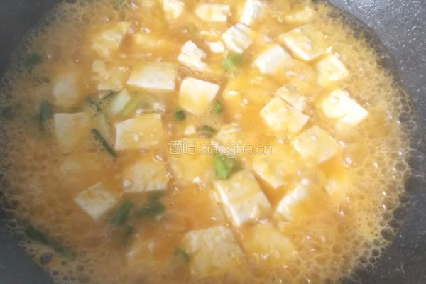 蟹粉豆腐的做法图解4