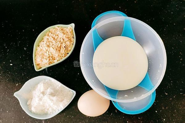 鸡蛋燕麦片煎饼的做法图解2