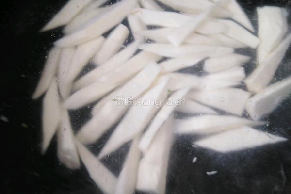 清炒铁棍山药的做法图解3