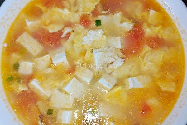 西红柿豆腐鸡蛋汤的做法图解16