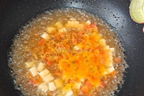 西红柿豆腐鸡蛋汤的做法图解9