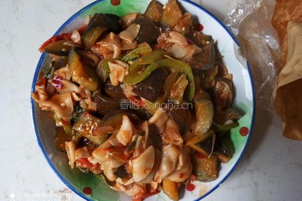 杏鲍菇炒茄子的做法图解5