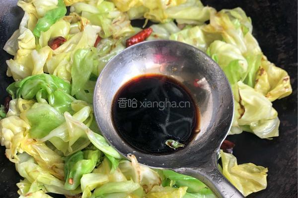 鸡蛋炒包菜的做法图解14