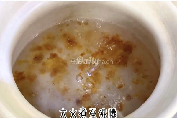 美容养颜，雪燕牛奶桃胶的做法图解4