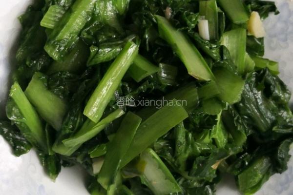 清炒小白菜的做法图解5
