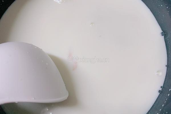 黄桃黑米捞的做法图解6