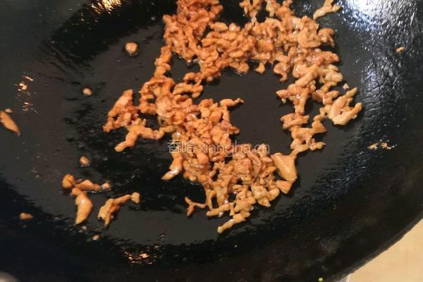 肉末四季豆角丝的做法图解7