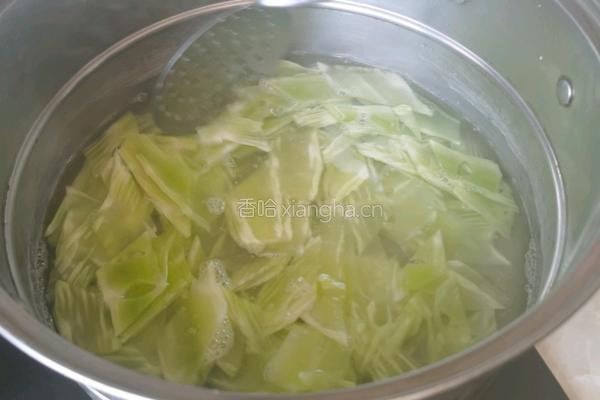 莴笋炒肉片的做法图解6