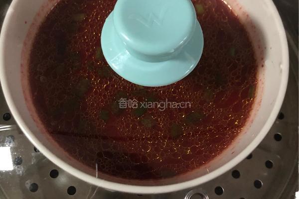 蒸猪血羹的做法图解8