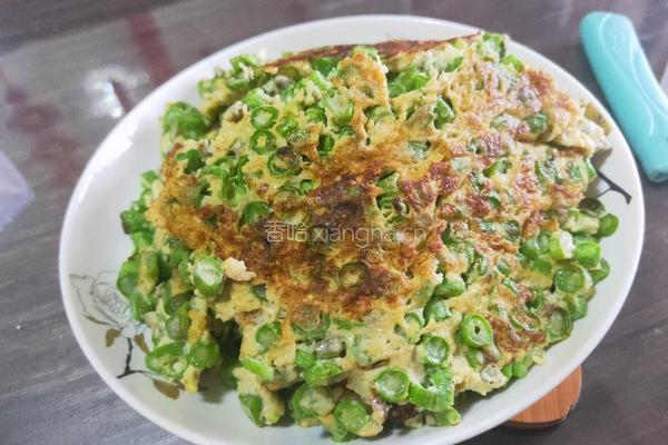 豆角煎蛋的做法图解3