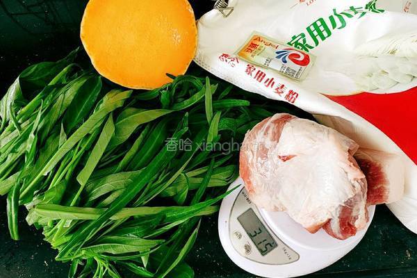 猪肉南瓜玫瑰花馒头的做法图解2