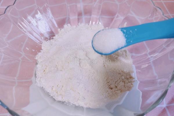香蕉蜜豆披萨（自制披萨胚）的做法图解1