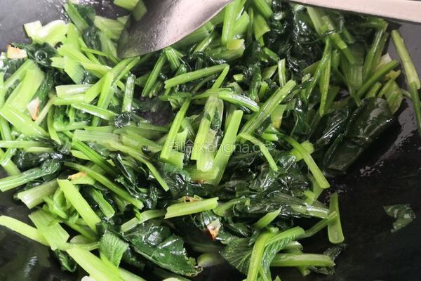 虾皮小白菜的做法图解5