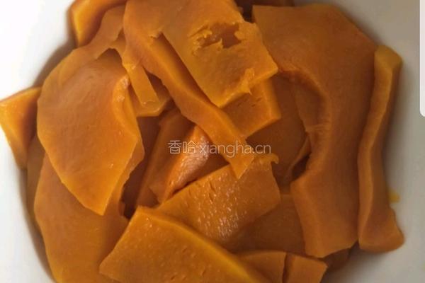 南瓜糯米饼的做法图解1