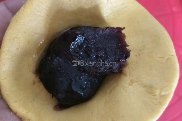 南瓜糯米饼的做法图解8