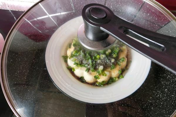 虾子蒸豆腐的做法图解9