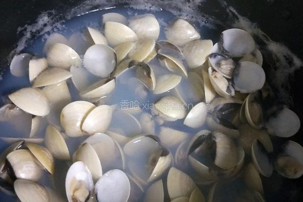 洋葱炒白贝的做法图解2