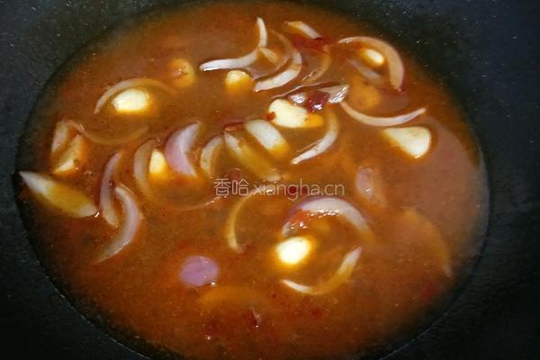 洋葱炒白贝的做法图解6