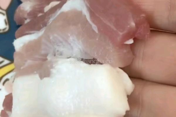 孜然五花肉的做法图解1