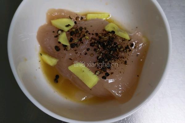 香煎爆汁鸡胸肉的做法图解1