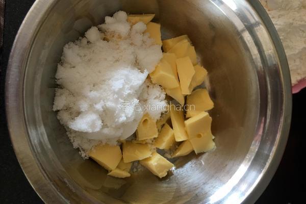 海苔肉松芝麻饼的做法图解2